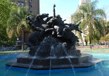 José Belloni, El Entrevero, 1965. Plaza Fabini, Montevideo